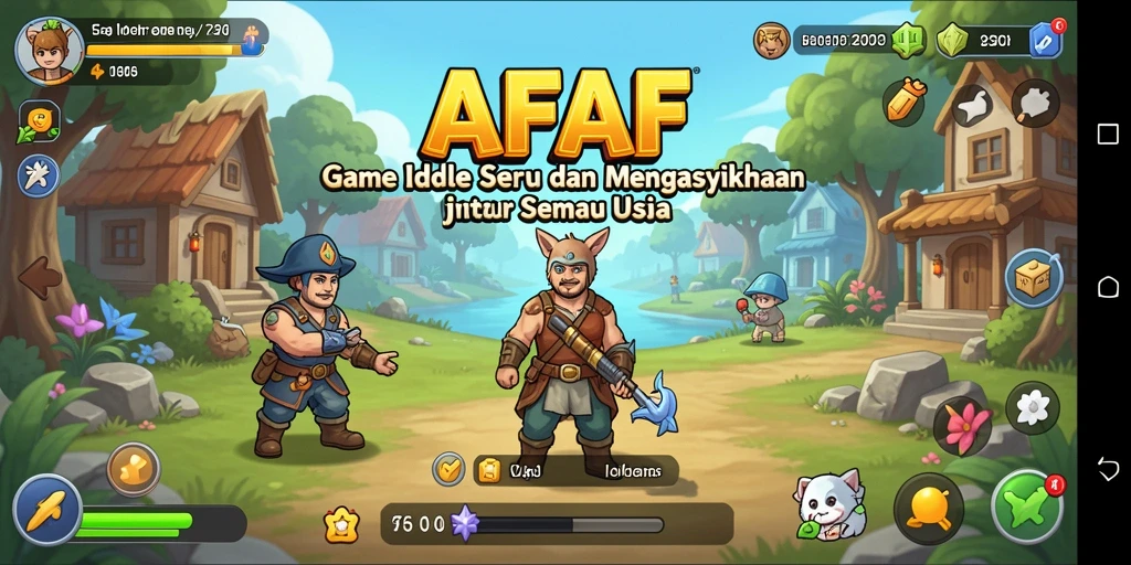Tampilan menarik dari gameplay AFAF yang membuat Anda ketagihan.