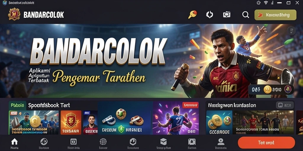 Tampilan menarik dari gameplay aplikasi Sportsbook BANDARCOLOK.