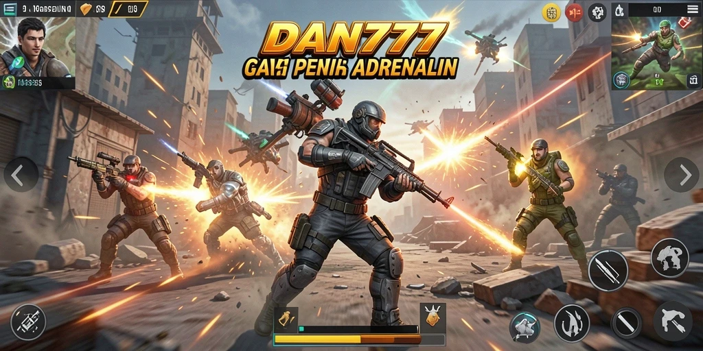 Tangkapan layar menunjukkan gameplay mendebarkan di DAN777 dengan aksi seru.