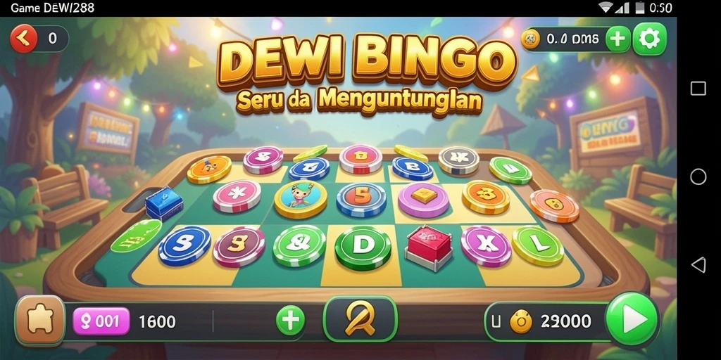 Tampilan gameplay Bingo yang menarik di DEWI288.