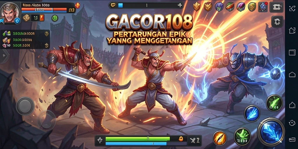 Gameplay seru di GACOR108 dengan pertarungan dahsyat.