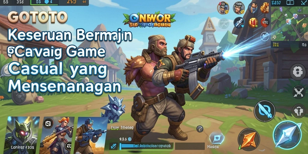 Screenshot utama GOTOTO menampilkan gameplay yang seru dan interaktif.