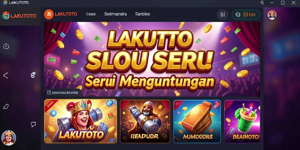 Tampilan menarik dari gameplay Slot LAKUTOTO.