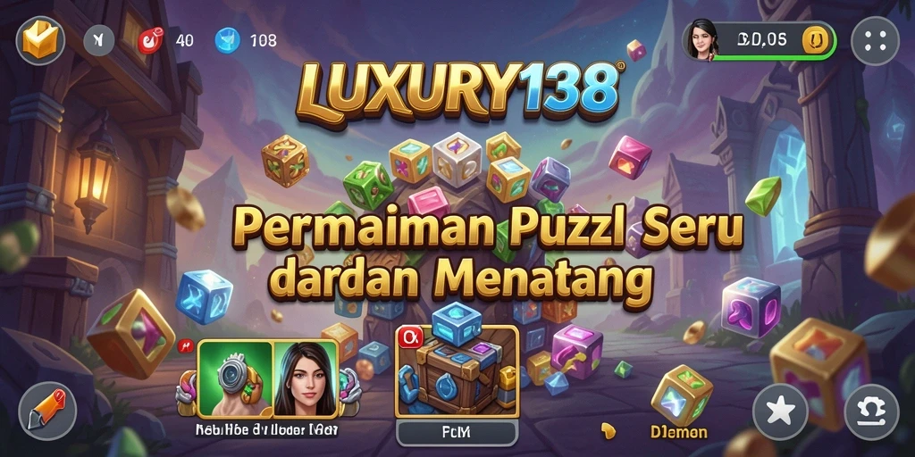 Tangkapan layar gameplay LUXURY138 menampilkan aplikasi puzzle yang menarik.