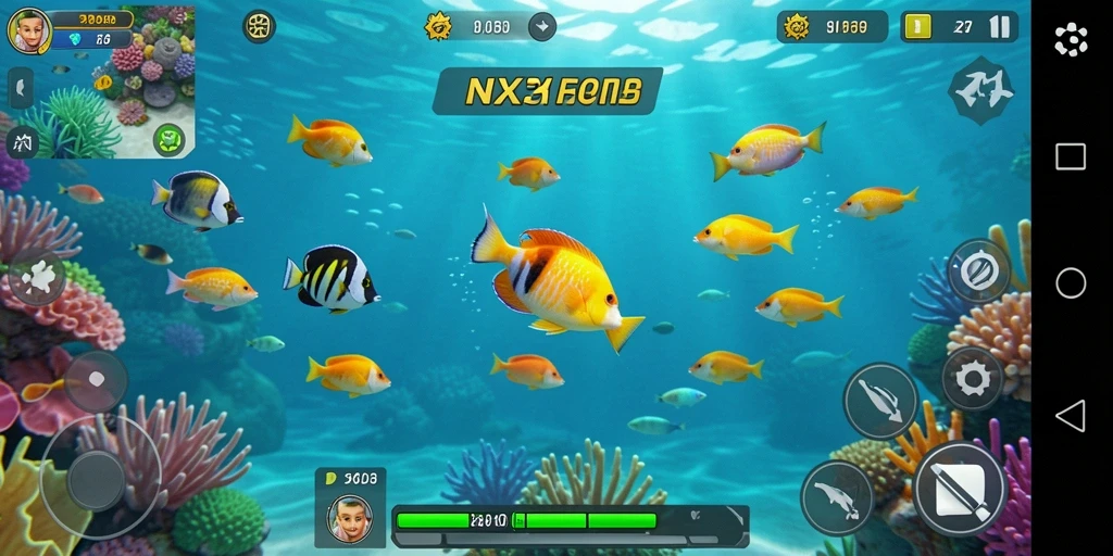 Screenshot gameplay Tembak Ikan NX303 yang seru dan menantang.