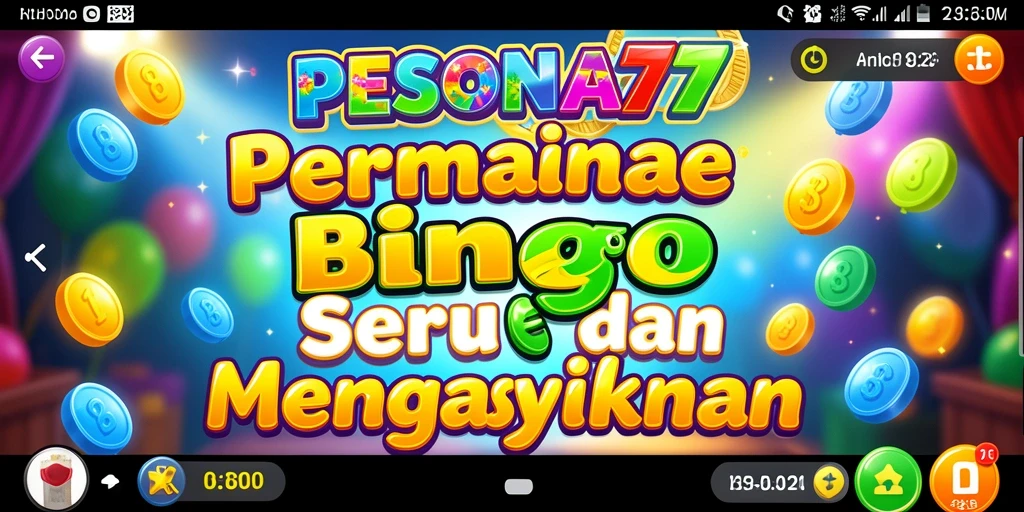 Tampilan gameplay PESONA77 yang menarik dan penuh warna.