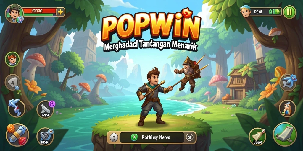 Tampilan gameplay <strong>POPWIN</strong> yang menarik dan penuh aksi.