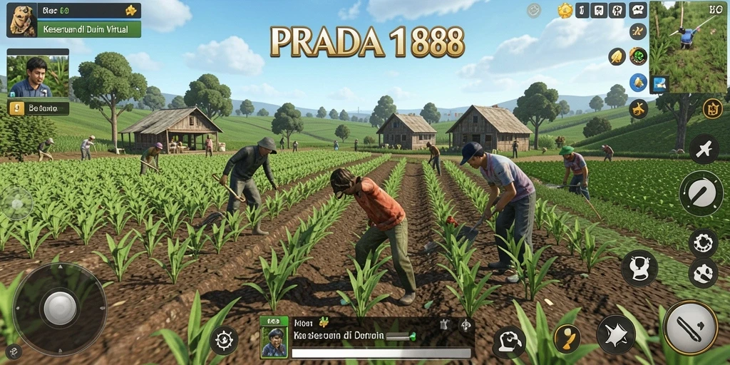 Gameplay Farming yang menyenangkan di PRADA188.