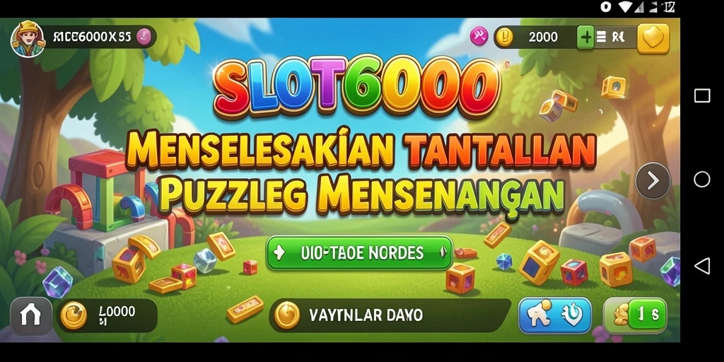 Tampilan gameplay SLOT6000 yang menarik dan penuh tantangan.