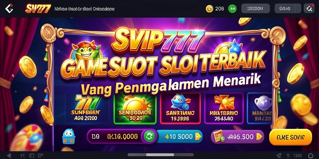 Tampilan gameplay SVIP777 menampilkan suasana slot yang mengasyikkan.