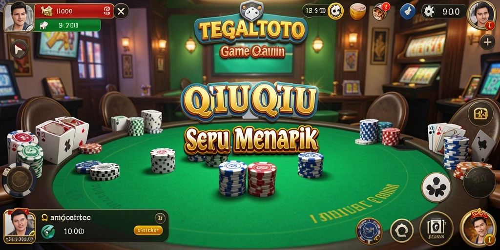 Tangkapan layar permainan TEGALTOTO dengan aksi QiuQiu yang menarik.