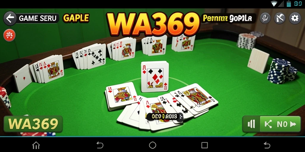 Screenshot gameplay WA369 yang menarik dan interaktif dalam permainan Gaple.