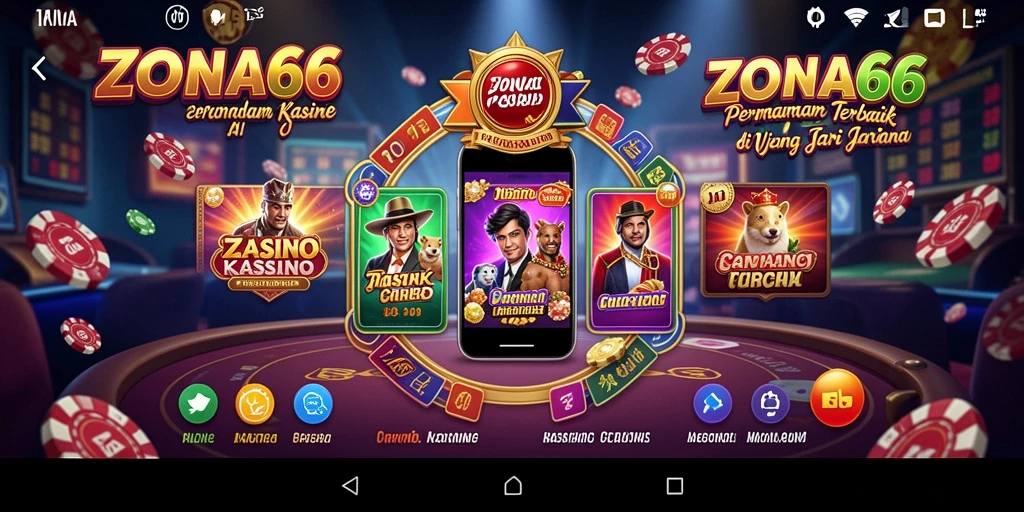 Tampilan menarik dari gameplay ZONA66 yang mendebarkan.